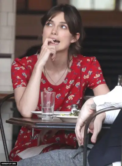Keira Knightley's Captivating On-Set Moments Filming "Can a Song Save Your Life"
