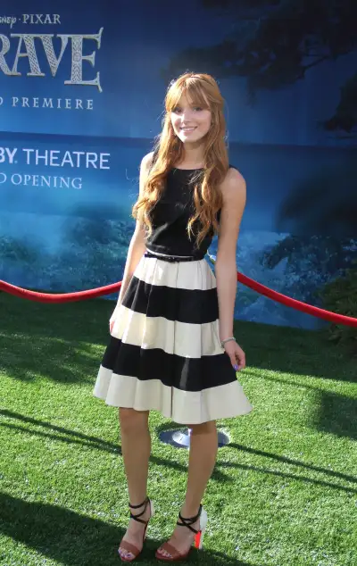 Bella Thorne at Hollywood premiere of Disney's Pixar new animation movie Brave