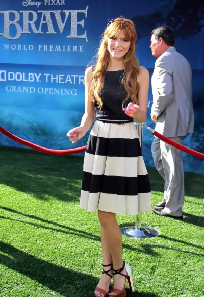 Bella Thorne at Hollywood premiere of Disney's Pixar new animation movie Brave