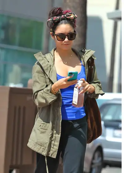 Vanessa Hudgens' Casual Stroll in Los Angeles: A Day of Friendship