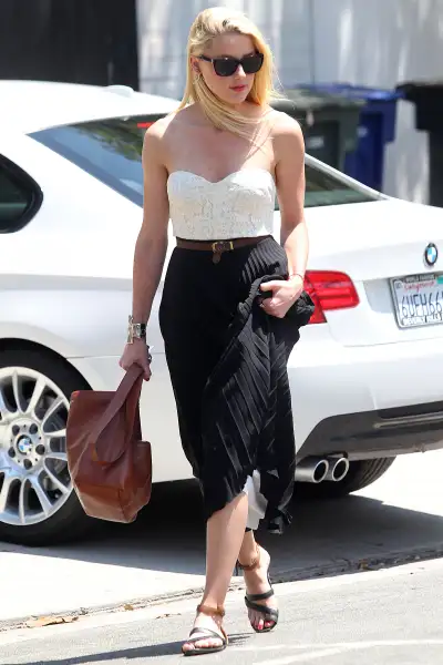Amber Heard's Radiance in Los Angeles: A Beautiful Presence on July 11, 2012