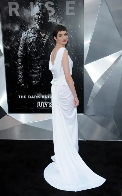 Anne Hathaway Shines at The Dark Knight Rises Premiere in NYC