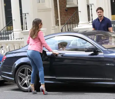 Kelly Brook's London Drive: Chic Style on the Streets