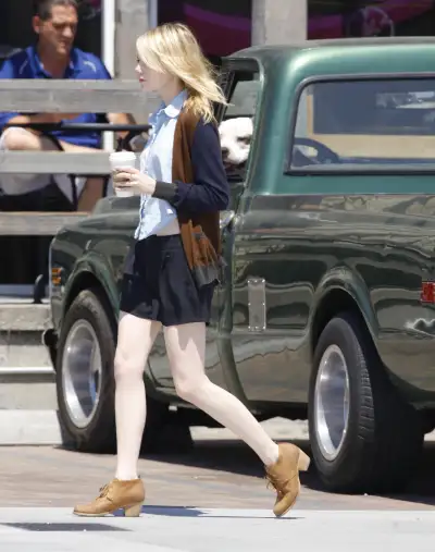 Emma Stone's Malibu Stroll: Coffee, Cars, and Casual Charm