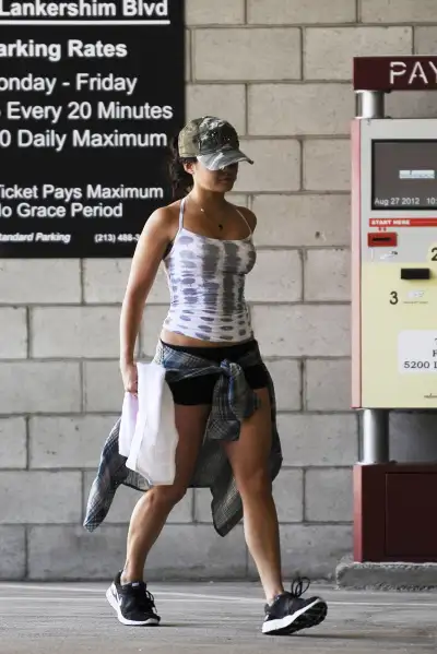 Vanessa Hudgens' Stylish Stroll in Los Angeles: A Glimpse into August 27, 2012