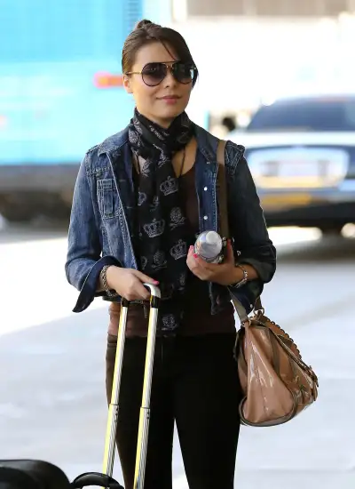 Miranda Cosgrove Spotted at LAX Airport