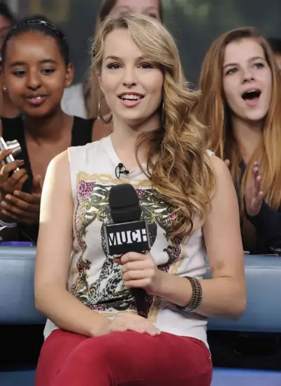 Bridgit Mendler's Radiant Presence at MuchMusic in Toronto