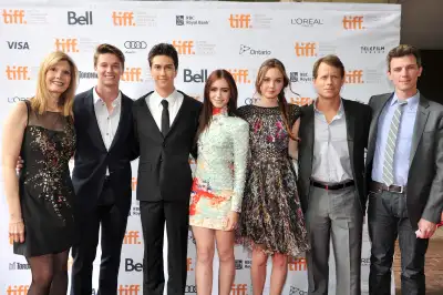 Lily Collins Shines at 'Writers' Movie Premiere - Toronto Film Festival