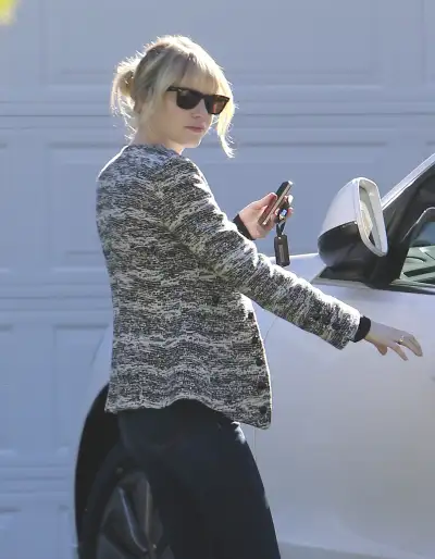 Emma Stone's Casual Chic: A Day Out in Studio City