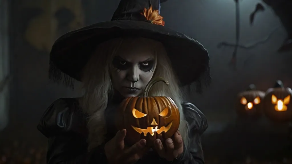 Spooky Halloween Witch