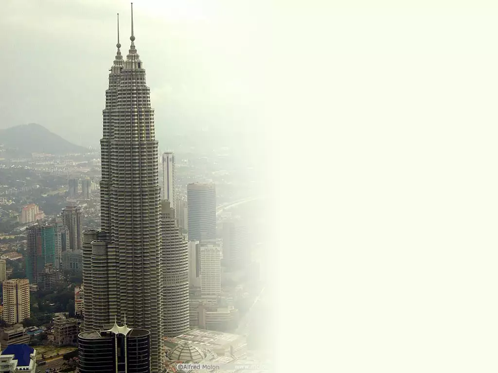 Небоскреб Petronas Towers фундамент.